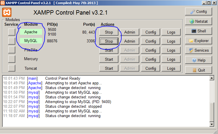 Install and run XAMPP on Windows and Linux